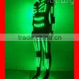Full Color Led Costume Robot,custom Led Light Zippered Jumpsuit,recharagble Lights Led Dance Costumes thumbnail-5