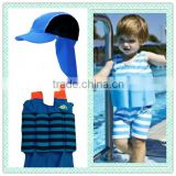 WholesaleBoys Toddler Swim School Training Swim Aid Floatsuit SET UV (SPF50) Sun Protection Float Suit With Adjustable Buoyancy