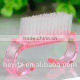 Hot Sell Multi-Color Ox Horn Shaped Nail Cleaning Brush thumbnail-2