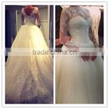 (MY2295) China Custom Made Sexy High Neck Low Back Bridal Gowns Lace Beaded Tulle Alibaba Wedding Dresses Patterns