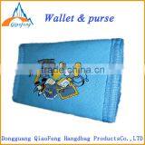 Customized Logo Cheap Design Canvas Wallet / Purse