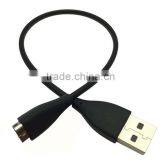 2016 New Black Replacement Usb Charging Charger Cable Cord For Fitbit Charge Hr Band Wireless Activity Bracelet thumbnail-3