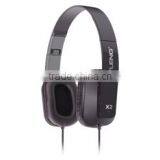 SUPER BASS 3.5MM PLUG STEREO HEADPHONES WITH CABLE MICROPHONE CONTROL thumbnail-1