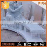 Greece Tombstone White Headstone With Angel Sculpture