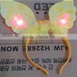 Hot Sale LED Hair Accessories Flash Ox Horn Hairpin Headband for Halloween Party Crazy Party thumbnail-2