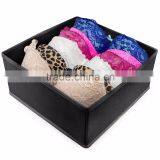 Closet / Dresser Storage Drawer Organizer Basket for Bras, Socks, Underwear, Tie, Scarves, Gloves and More - 6 Piece thumbnail-3