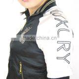 Women Short Sport Jogging Suit Poplin Shiny Emb. & Print Full Zipper Hooded thumbnail-5