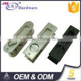 European Style Hotel Oval Zinc Alloy Glass Sliding Door Lock thumbnail-1