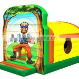 Funny Commercial inflatable Jungle bounce house, air bouncer inflatable trampoline
