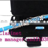 Woodwind Instrument ABS Blue clarinet