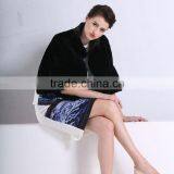 Lady Mink Fur Coat Knitted Mink Fur Coat thumbnail-4