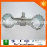 Hot Dipped Galvanized Temporary Fence Clamp With Yellow Color Fence