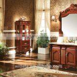 North American Bathroom Vanity Hot Sell Modern Marble Top Wooden Bathroom Vanity WTS231 thumbnail-1
