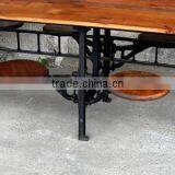 Industrial Dining Table Swing Cafe Furniture thumbnail-3