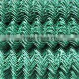 Viny Coated Chain Link Wire Mesh/ Diamond Fence Netting
