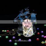 2015 Yiwu Fashion Imitation Jewelry Steampunk Necklace Dog Tag Gear Steam Inspire Letter Pendant Cameo Statement Necklace thumbnail-3