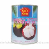 Premium grade from Thailand canned mangosteen in syrup