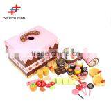 2016 No.1 Yiwu Agent Hot Sale Commission Sourcing Agent Lovely Wooden Cake Series Toys for Wholesale thumbnail-1