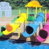 plastic water playground slides