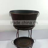 Retro Garden Ice Bucket and Wine Rack thumbnail-1