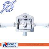 Stainless Steel Flush Mount Key-Locking Recessed T Paddle Handle Lock thumbnail-1