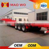 Heavy Duty Tri-axle 60 Ton Low Flatbed Semi Trailer for Sale thumbnail-5