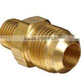 Half-Union Flare x NPT Male Brass Compression Tube Fitting thumbnail-1