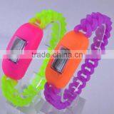 New Fashion Wristband Gel-Watch Led Gel Bracelet Watch for Promotion thumbnail-1
