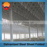 Structural Steel Galvanized Steel Sheet Folded Roofing thumbnail-1