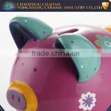 Decorative Money Bank Ceramic Pig thumbnail-2