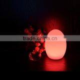 Multi Color Change Egg Shaped Decorative Table Lamp for Wedding Restaurant thumbnail-2
