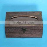 Sycamore Wood Rectangular Wooden Tissue Box, Hotel Home Use Napkin Box thumbnail-2