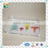 Elegant Design Rectangle Acrylic Serving Tray, 2015 Custom Acrylic Dinner Tray for Hotel Use Serving Tray From China Low Price thumbnail-2