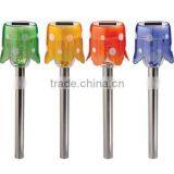16-PC Mixed PDQ Mini Floral Tulip Top Solar Decorative Path Light thumbnail-2