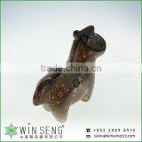 Cheap Coin Box Lovely Design Flower Patterns Horse Shaped Ceramic Animal Piggy Bank thumbnail-2