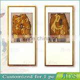 Framed Handmade Shadow Box Wood Carving Wall Art thumbnail-1