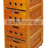 New style high quality and good price wooden cabinet with wheels