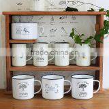 Wholesale Customized Cup Logo Printing Camping Enamel Mug thumbnail-2
