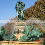 Large Horse Fountains With Lady Statues thumbnail-1