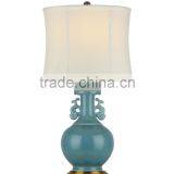 BISINI Luxury Flower Carving Ceramic Table Lamp thumbnail-2