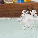 LED Electronic Light Acrylic Snowflake Hanging Xmas Tree Ornament thumbnail-3