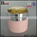 Plastic Cream Sample Jars Cosmetic Acrylic Packaging Cream Jar 15g 30g 50g White Black Color Double Wall Container thumbnail-6