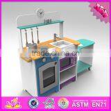 2016 New Design Preschool Home Play Wooden Toy Kitchen Sets for Kids W10C252 thumbnail-1