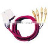Scart Male to 4RCA Male Cable VK30411 thumbnail-1
