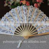 Bridal Held White Lace Fan thumbnail-2
