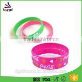 New Design Promotional Food Grade Bracelet Custom OEM Embossed Silicon Wrist Bands thumbnail-1