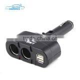 12V 24V Output 5V 2100mA Car Cigarette Lighter Socket 1 Hole 2 USB With Flexible Plug thumbnail-3