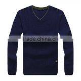 Wholesale Knit Sweater Cashmere/wool V-neck Sweater Mens thumbnail-1