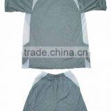Adult Polyester Grey Soccer Uniform