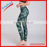 New Design Wholesale Fitness Yoga Pants Camouflage Custom Compression Pant thumbnail-2